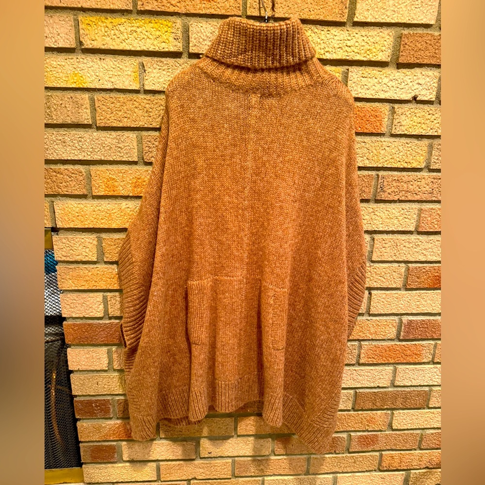 J Crew camel poncho. Size S/XS